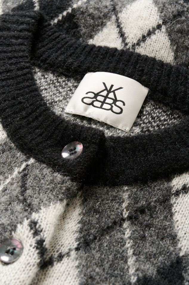 KBConstantine Cardigan | Black Harlequin