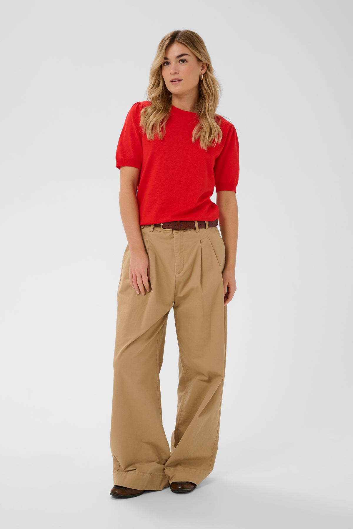 Mila Short Sleeve Pullover | Valiant Poppy