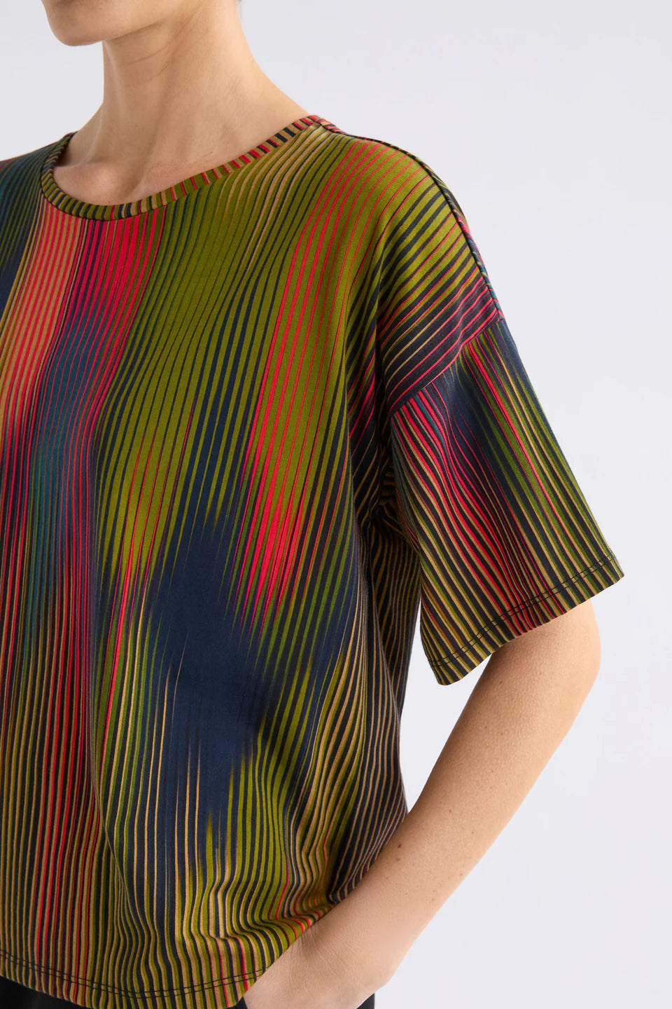 Kyla Tee | Arran Stripe Print