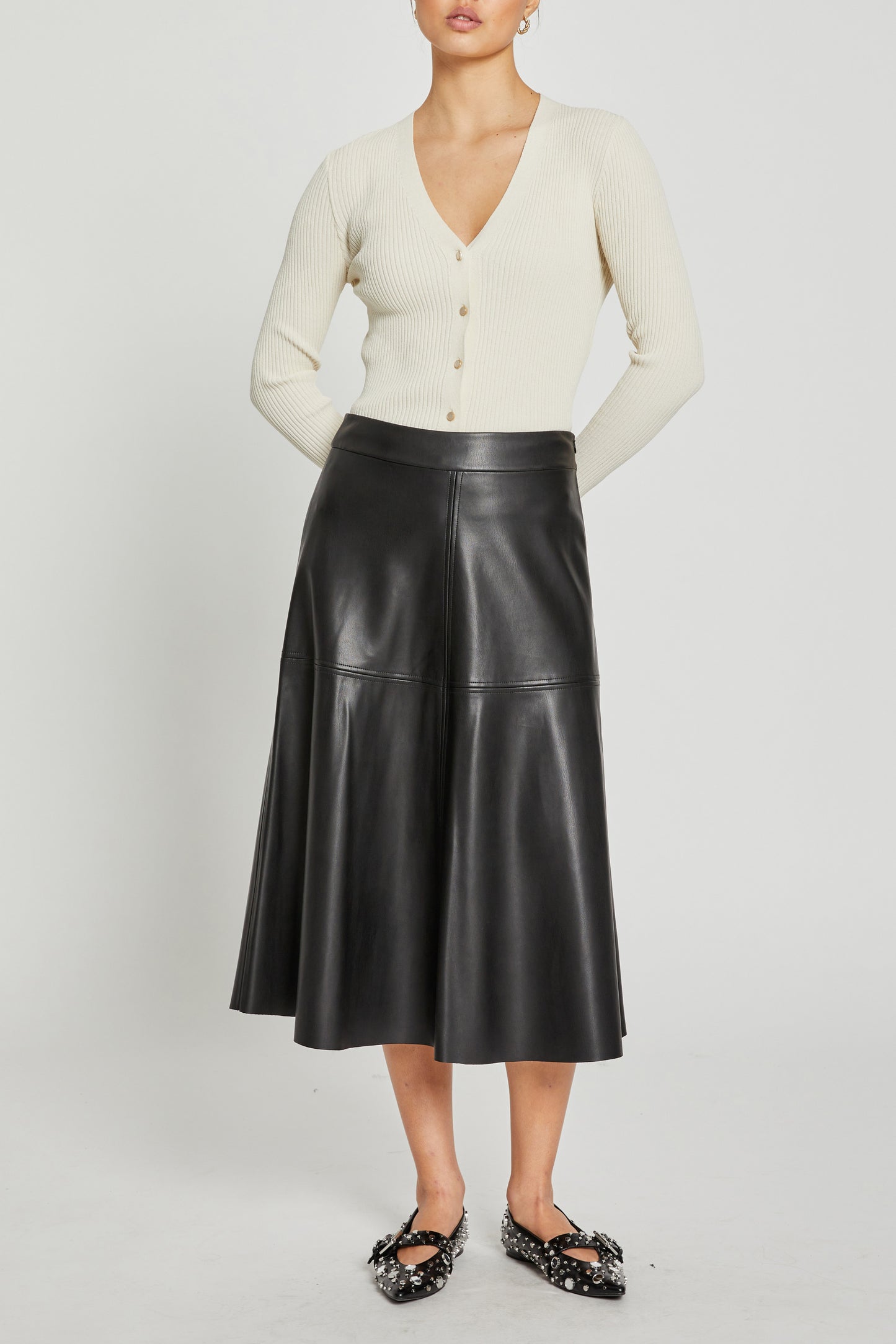 Vegan Imma Skirt | Black