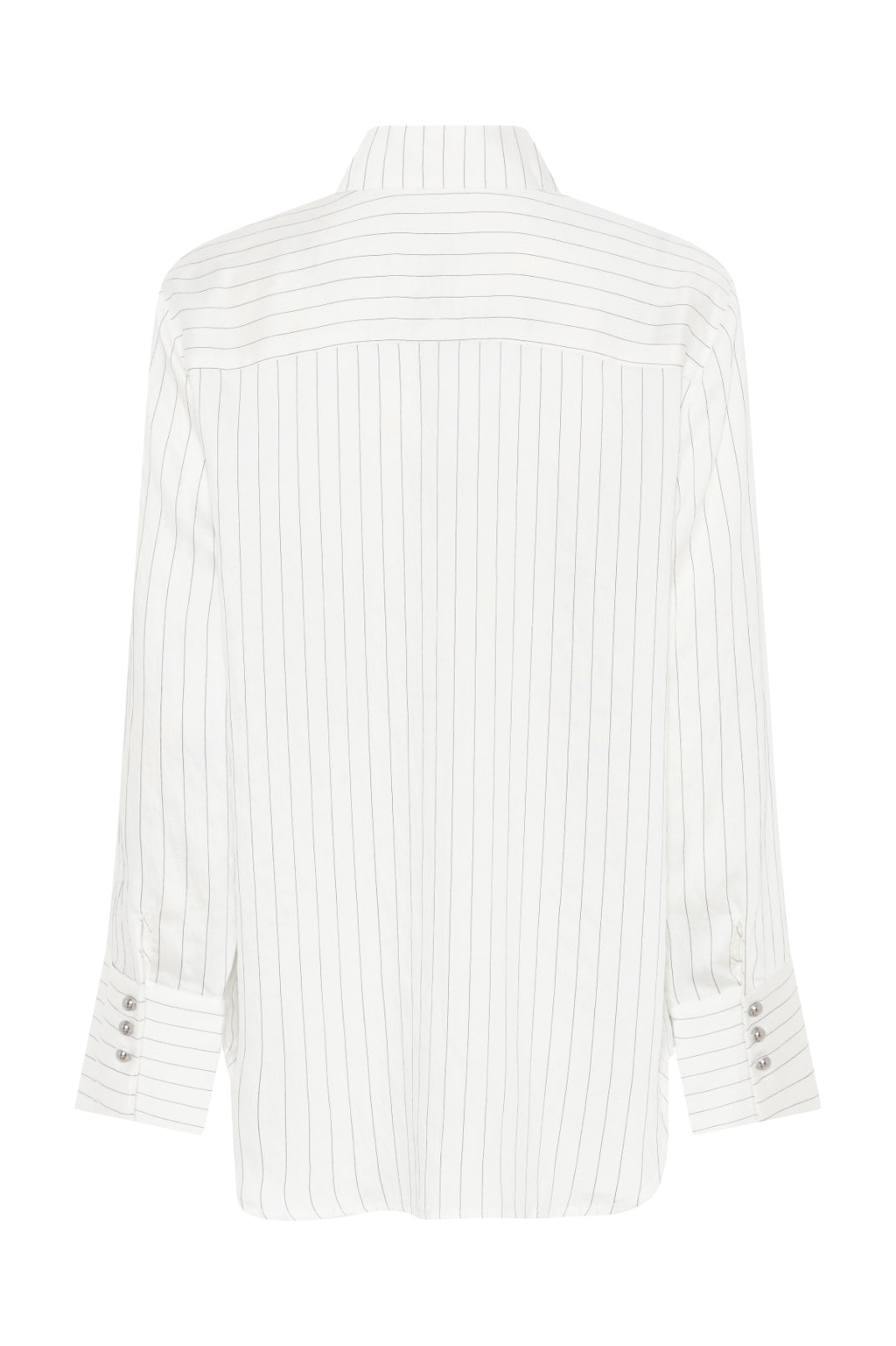 Amaranth Zanne Shirt | White Stripe