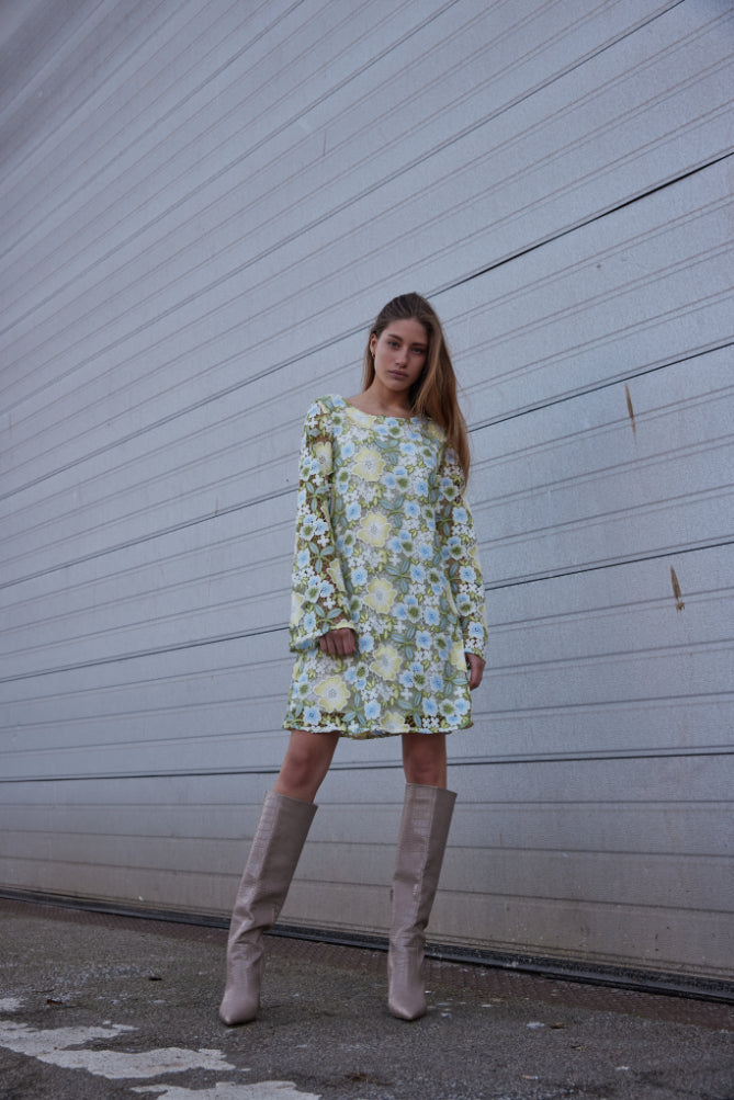 Yvonne Lucille Dress | Multi Flower