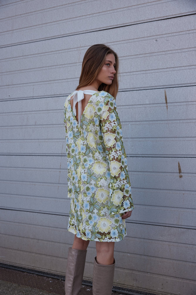 Yvonne Lucille Dress | Multi Flower