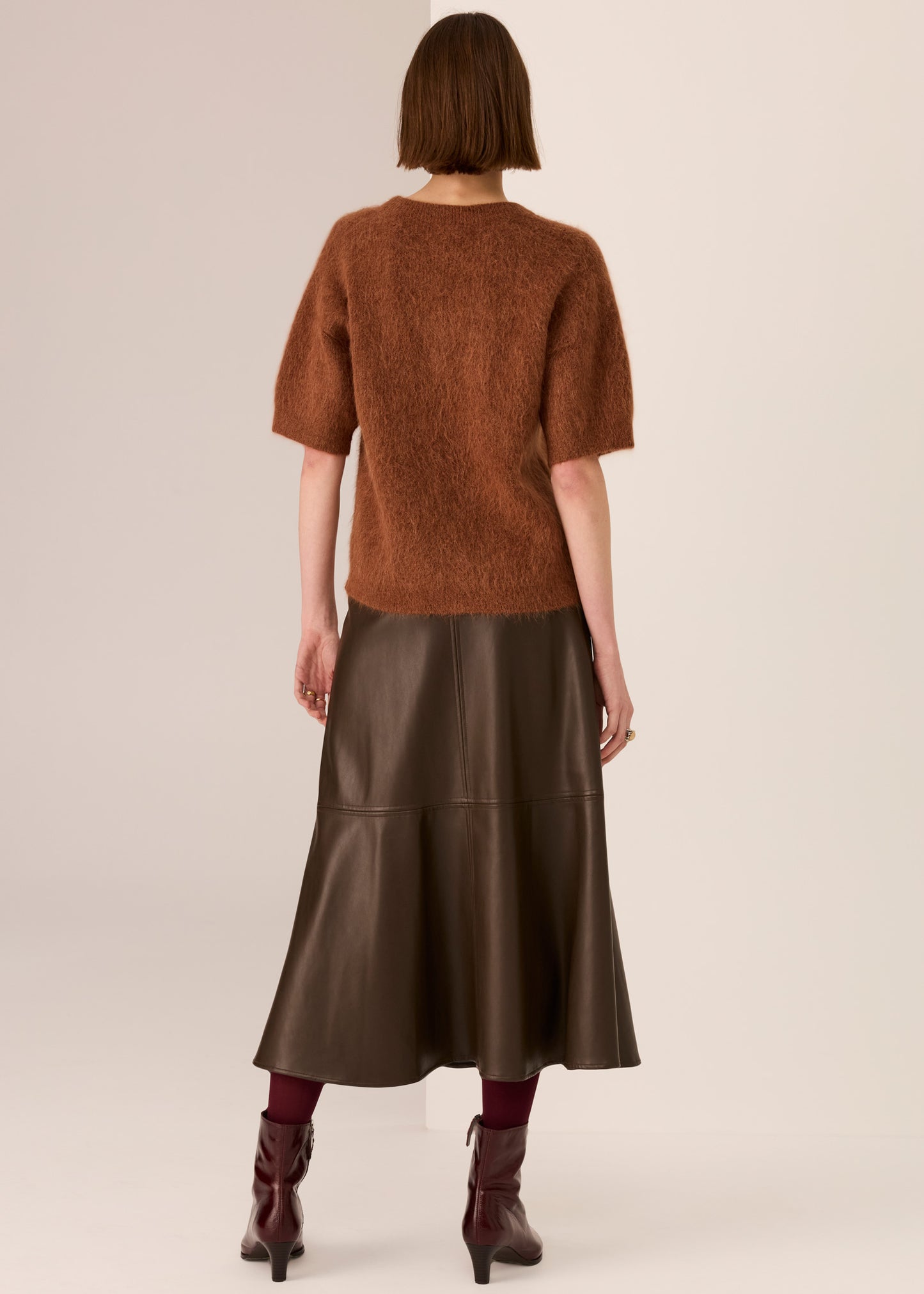Haviland Beaded Knit Tee | Toffee