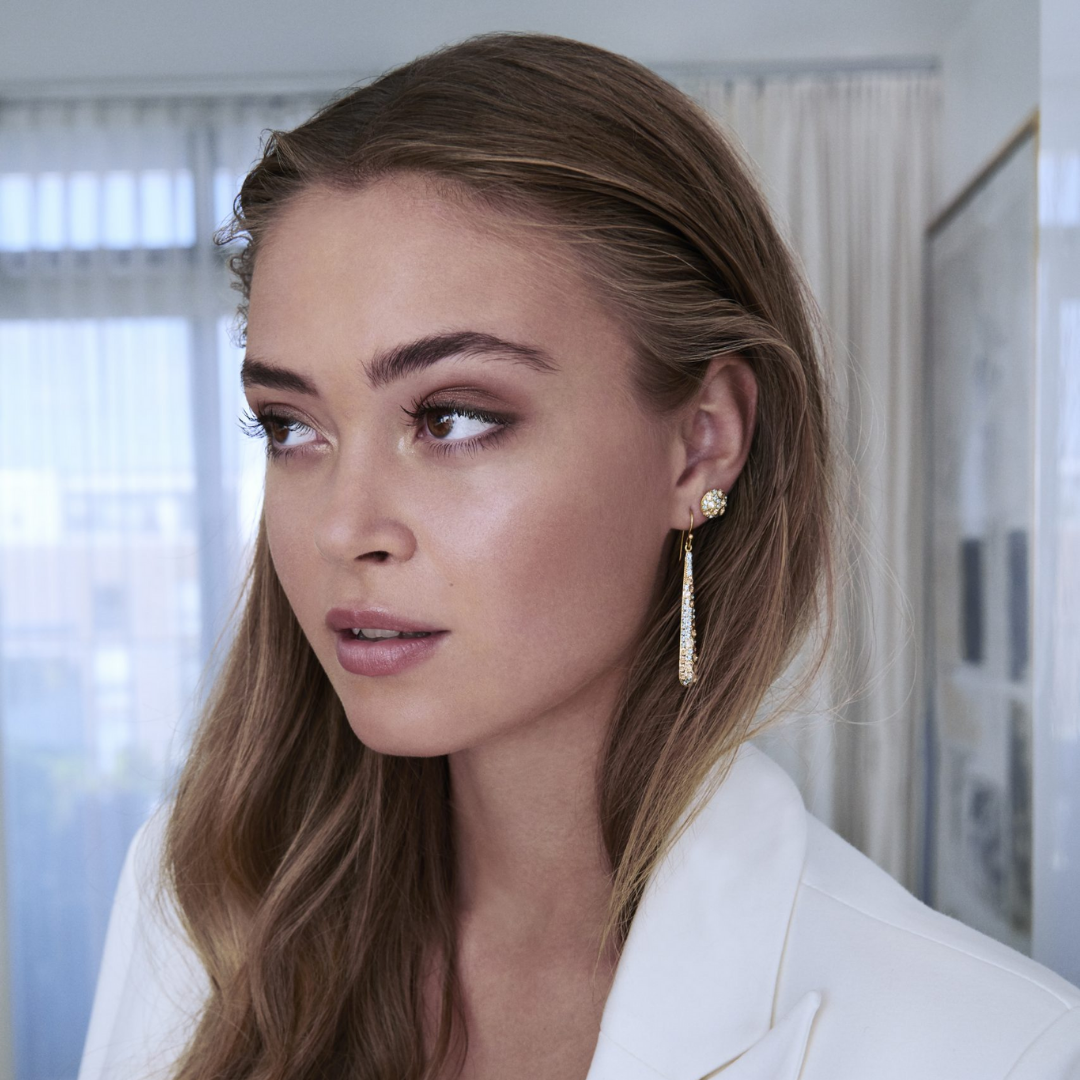 Dyrberg/Kern Blaze Earrings Clear Crystal