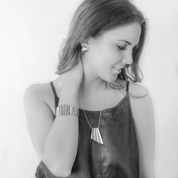 Dyrberg/Kern Drepage Shiny Gold Bangle