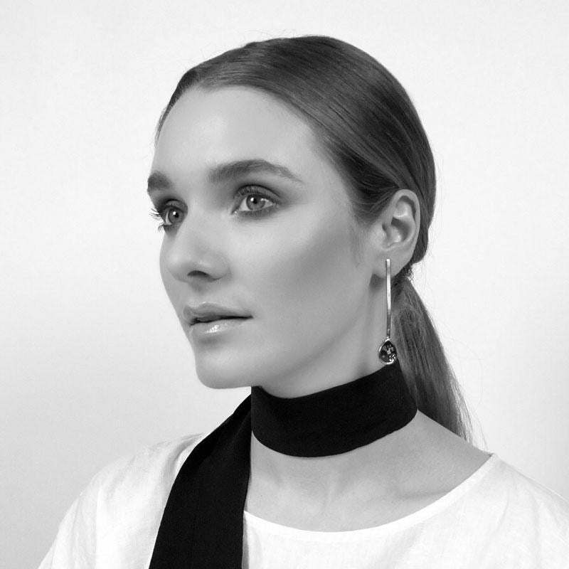 Dyrberg/Kern Verona Silver/Antique Pink Earrings