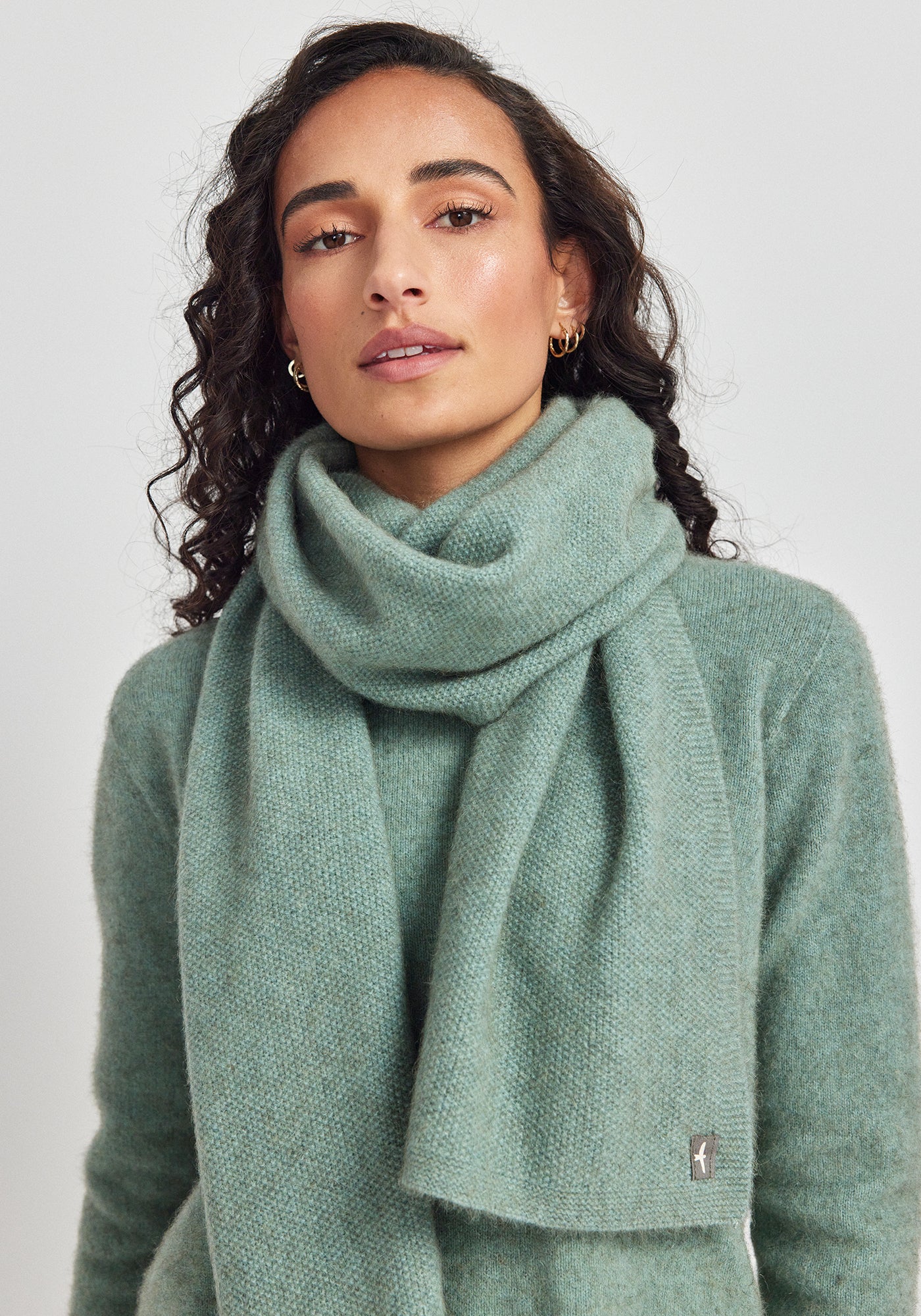 Moss Scarf | Eggshell