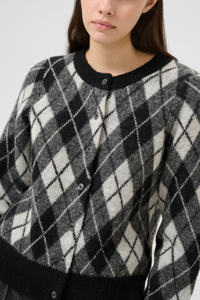 KBConstantine Cardigan | Black Harlequin