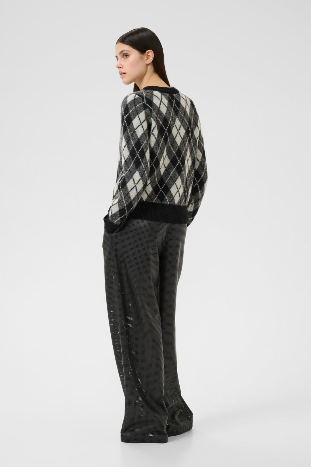 KBConstantine Cardigan | Black Harlequin