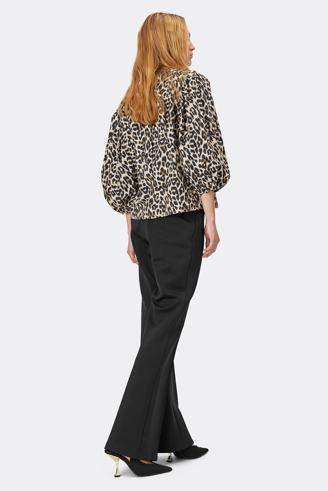 LOLLYS LAUNDRY Bergen Blouse | Leopard