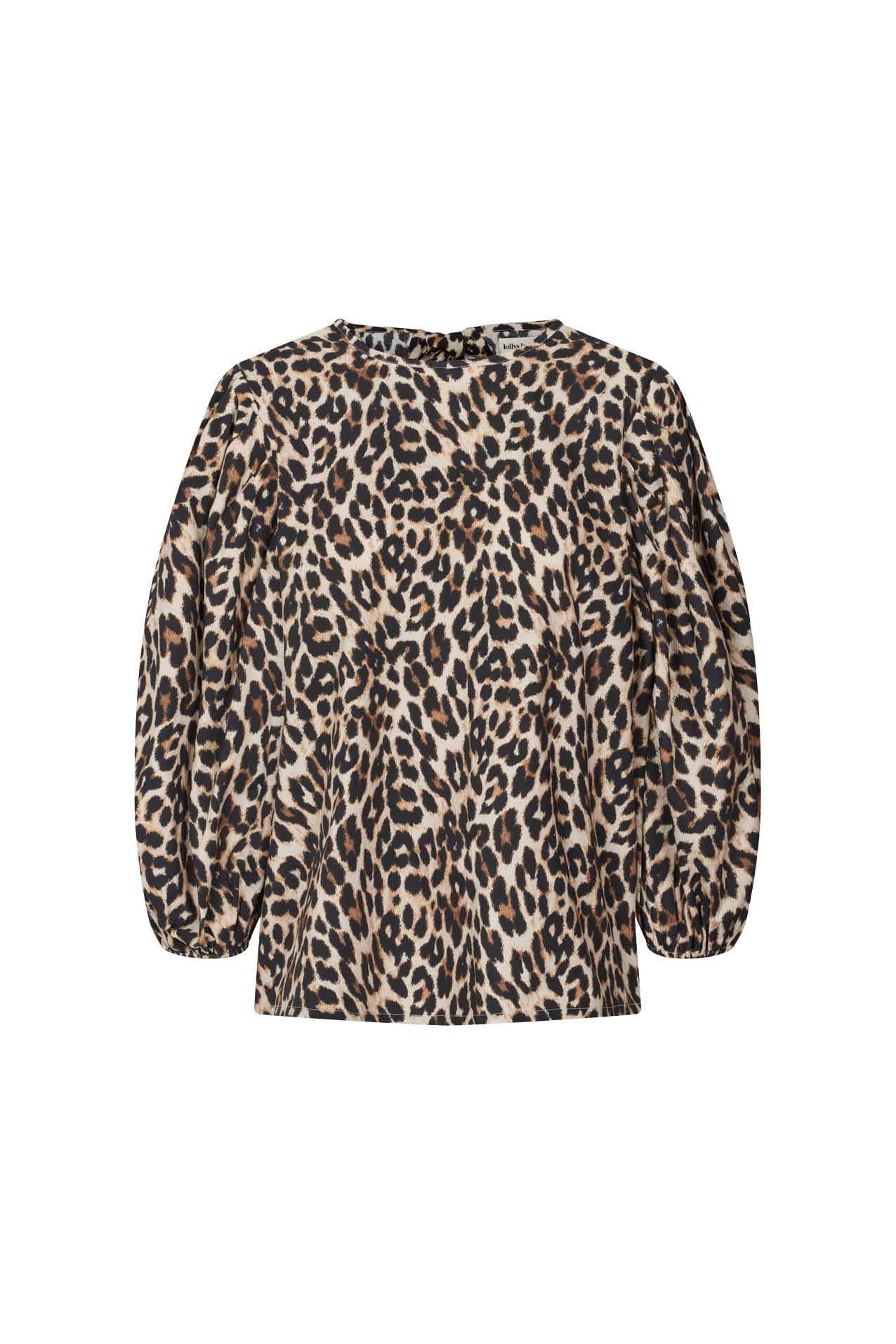 LOLLYS LAUNDRY Bergen Blouse | Leopard