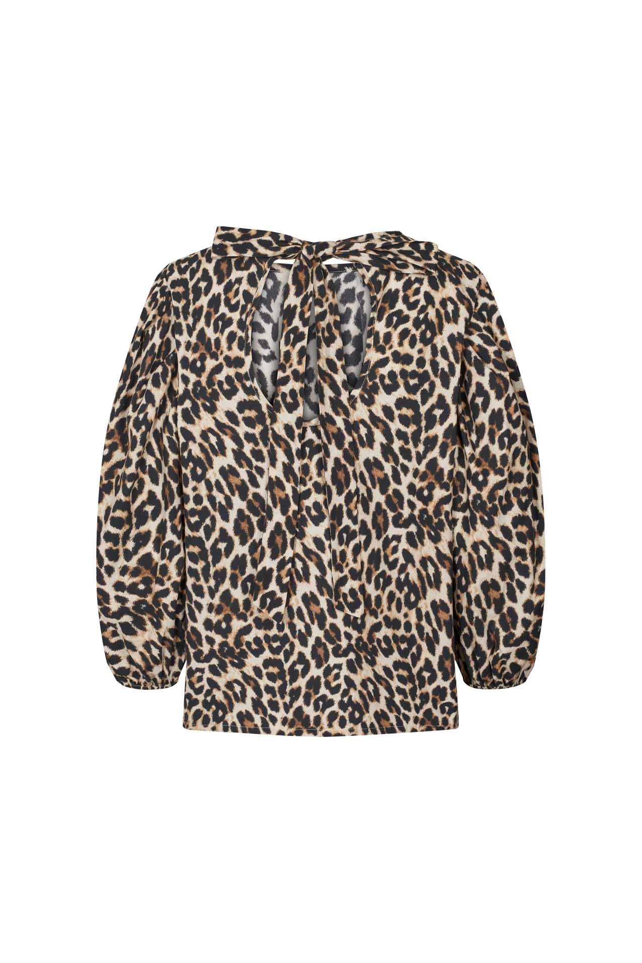 LOLLYS LAUNDRY Bergen Blouse | Leopard