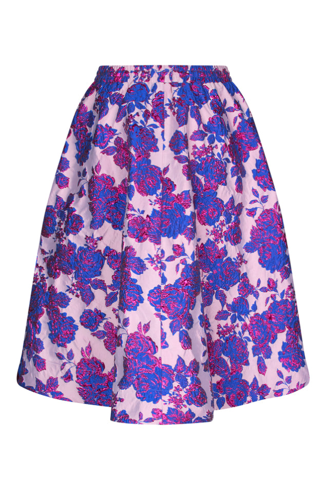 LOLLYS LAUNDRY Bristol Midi Skirt | Dark Lavender