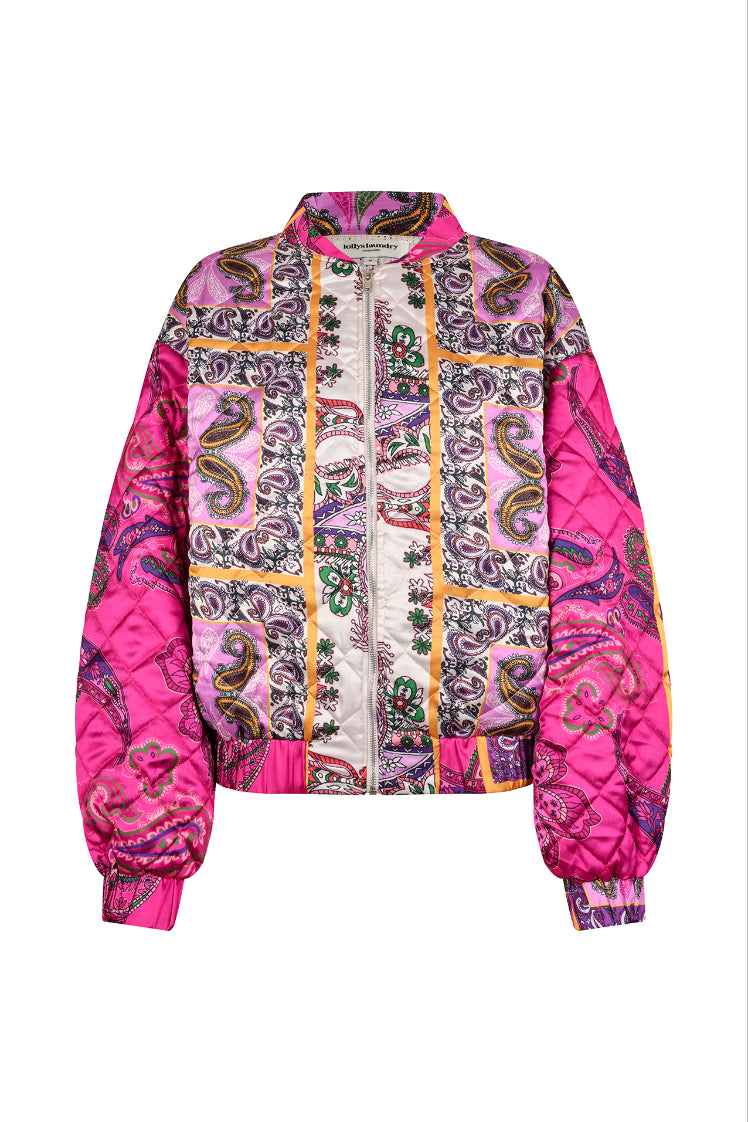 LOLLYS LAUNDRY Monterey Bomber Jacket | Multi Coloured