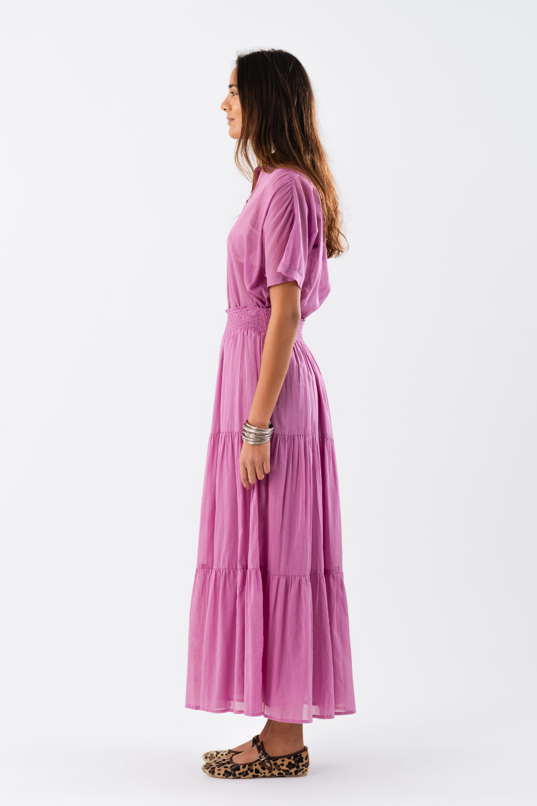 LOLLYS LAUNDRY Diamond Maxi Skirt | Lilac