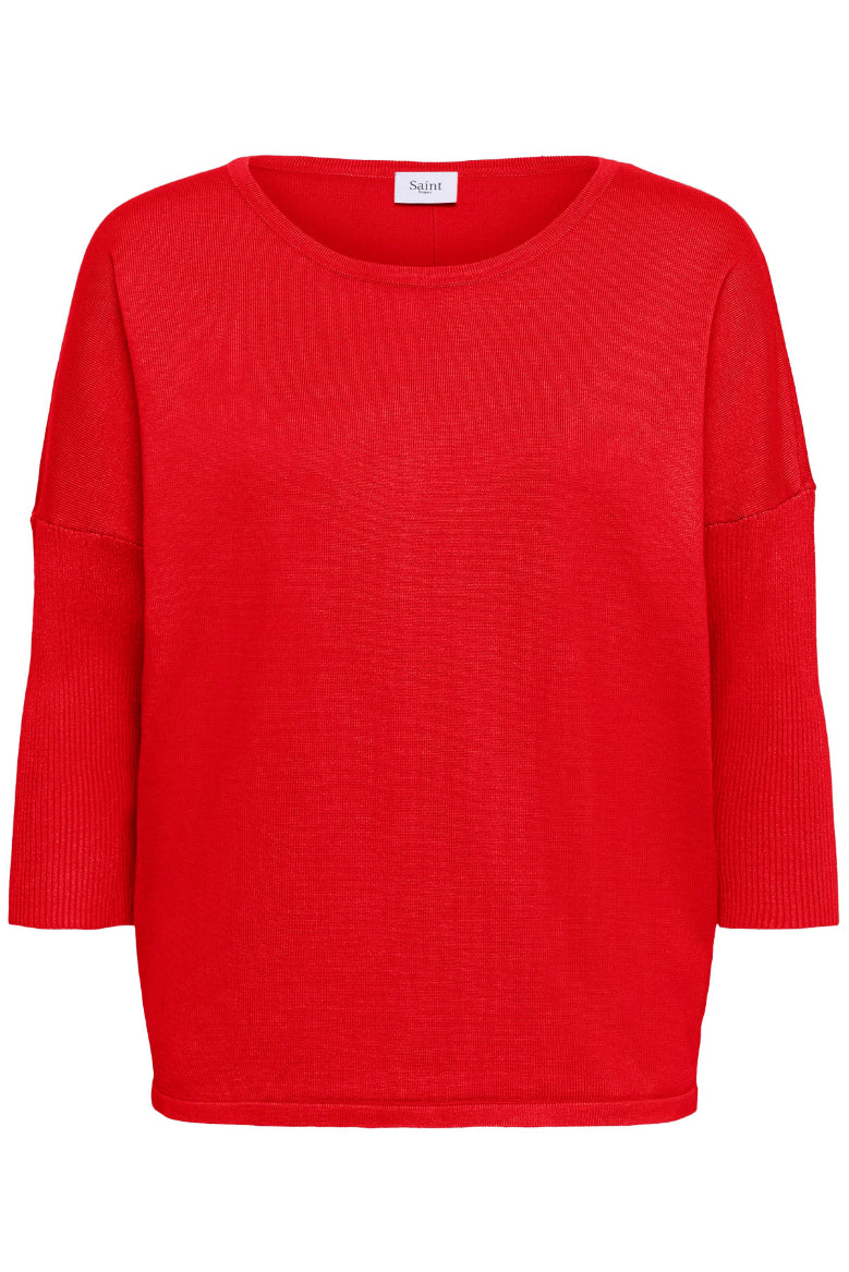 Mila Round Neck Pullover | Valiant Poppy