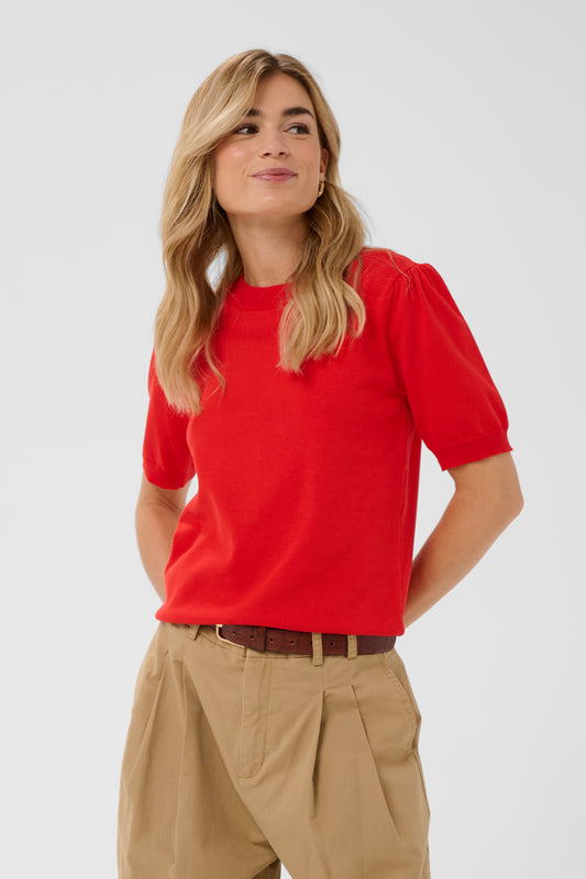 Mila Short Sleeve Pullover | Valiant Poppy