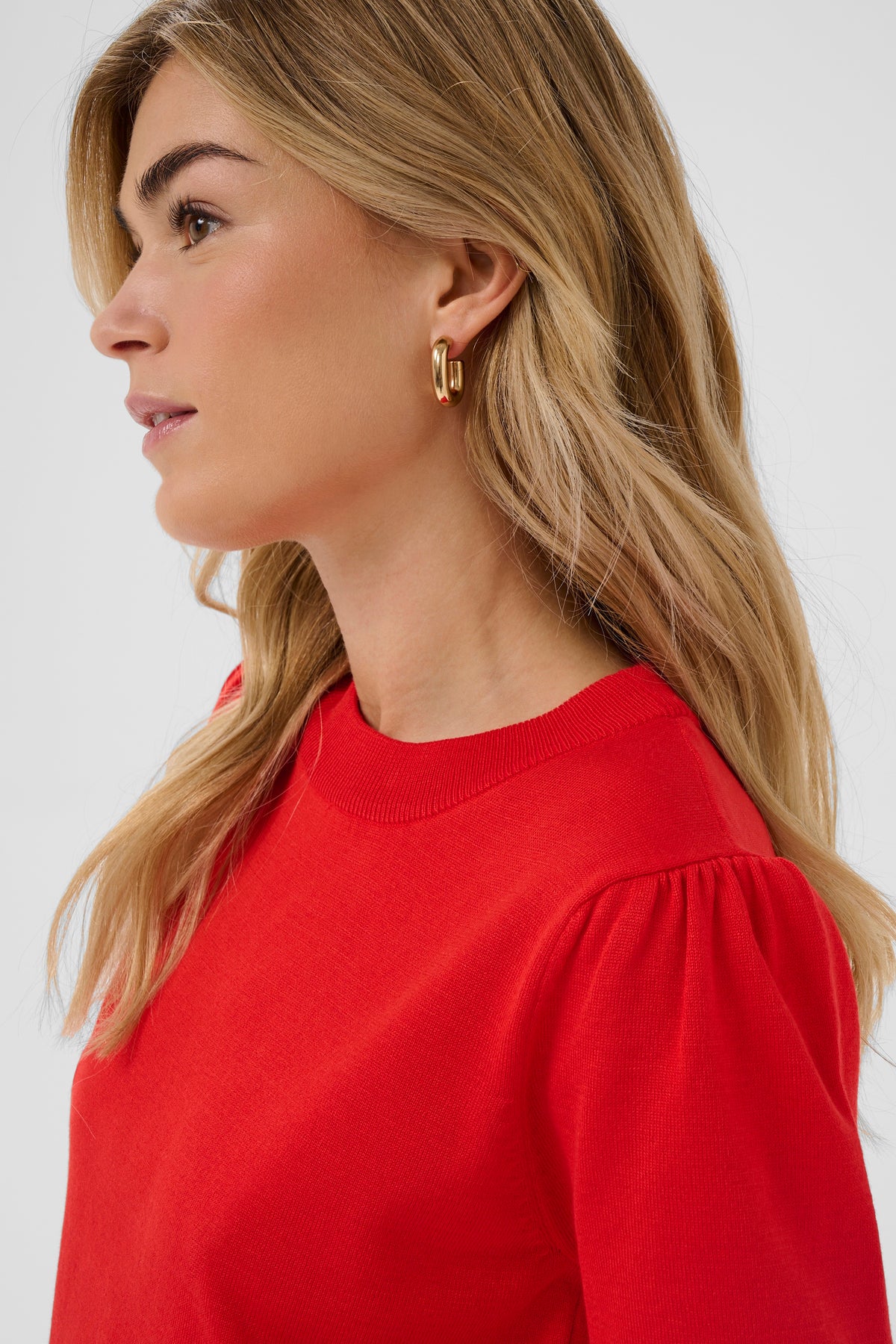 Mila Short Sleeve Pullover | Valiant Poppy