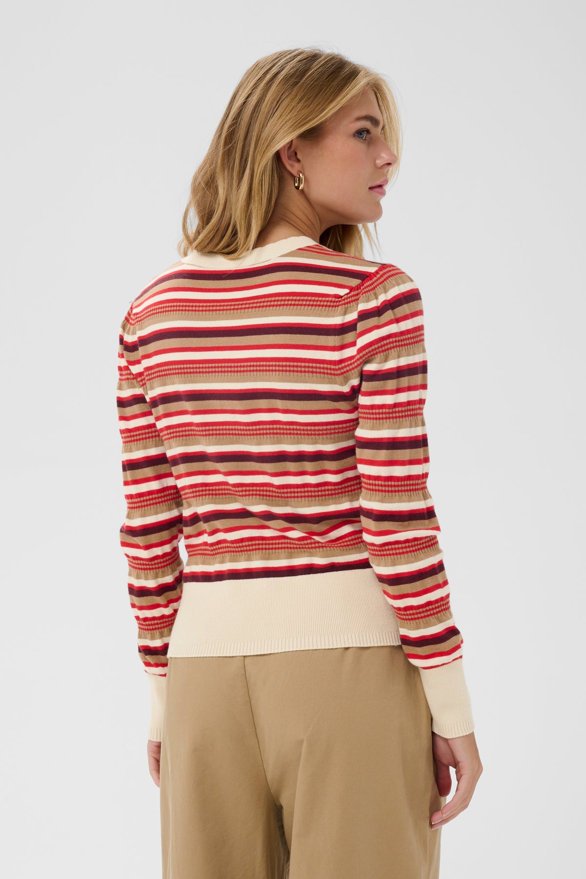 Phillia Cardigan | Valiant Poppy Stripe