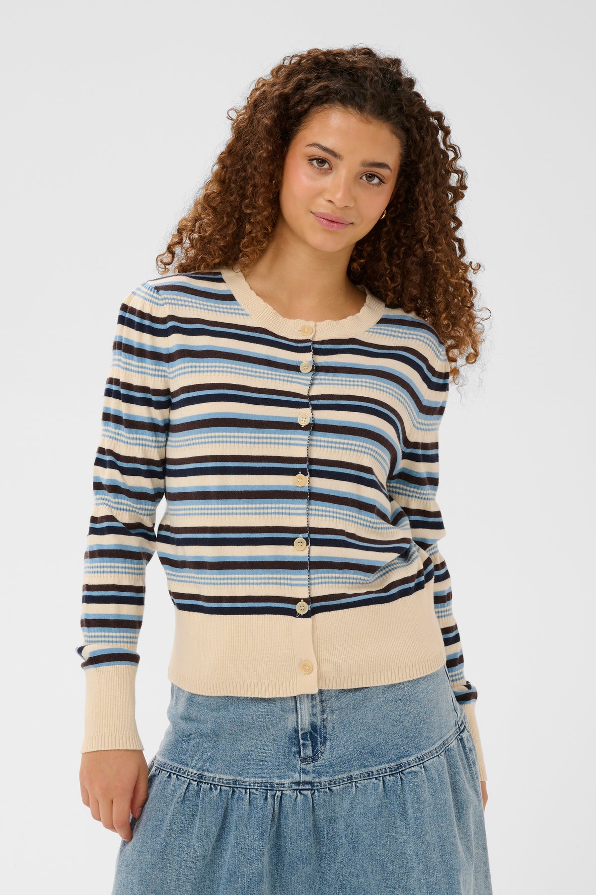 Phillia Cardigan | Allure Stripe