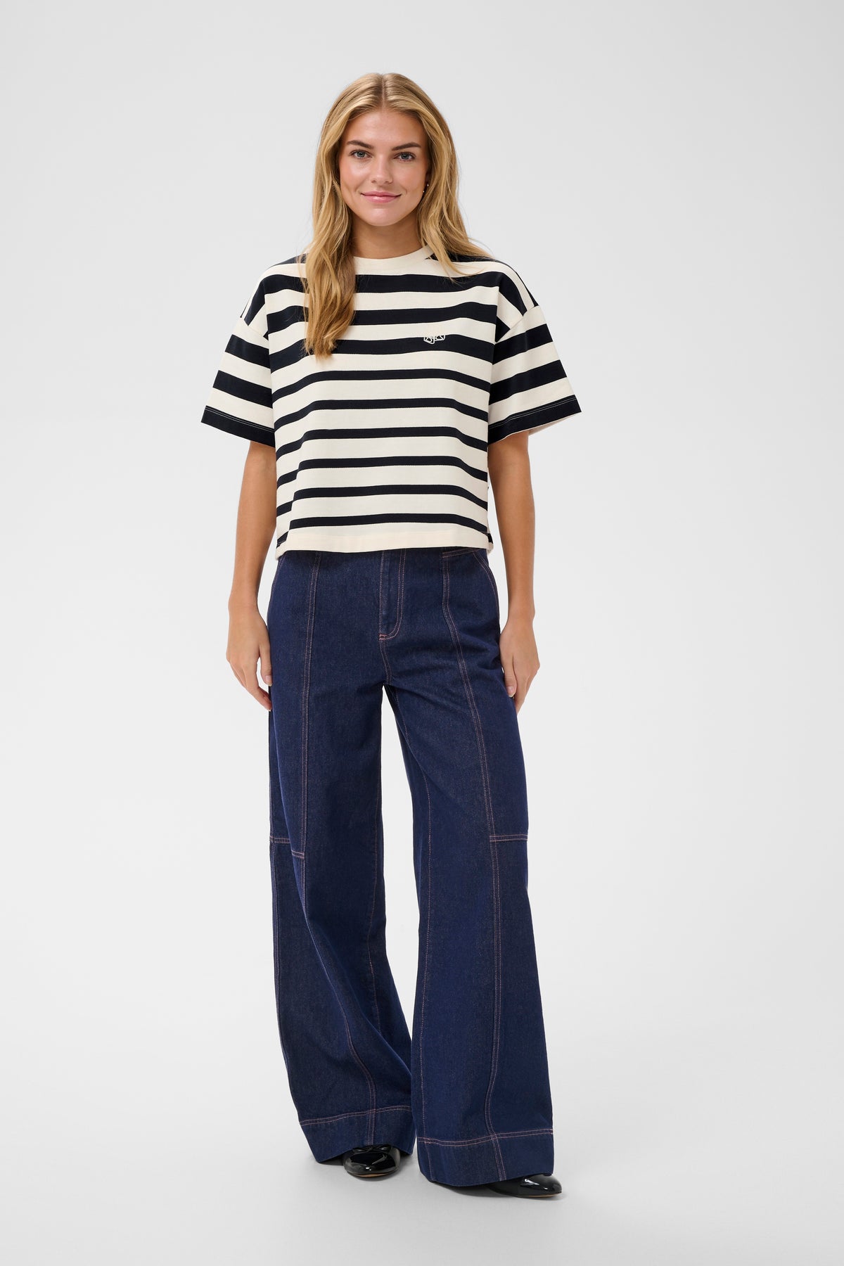 Philene T-shirt | Nightsky Stripe