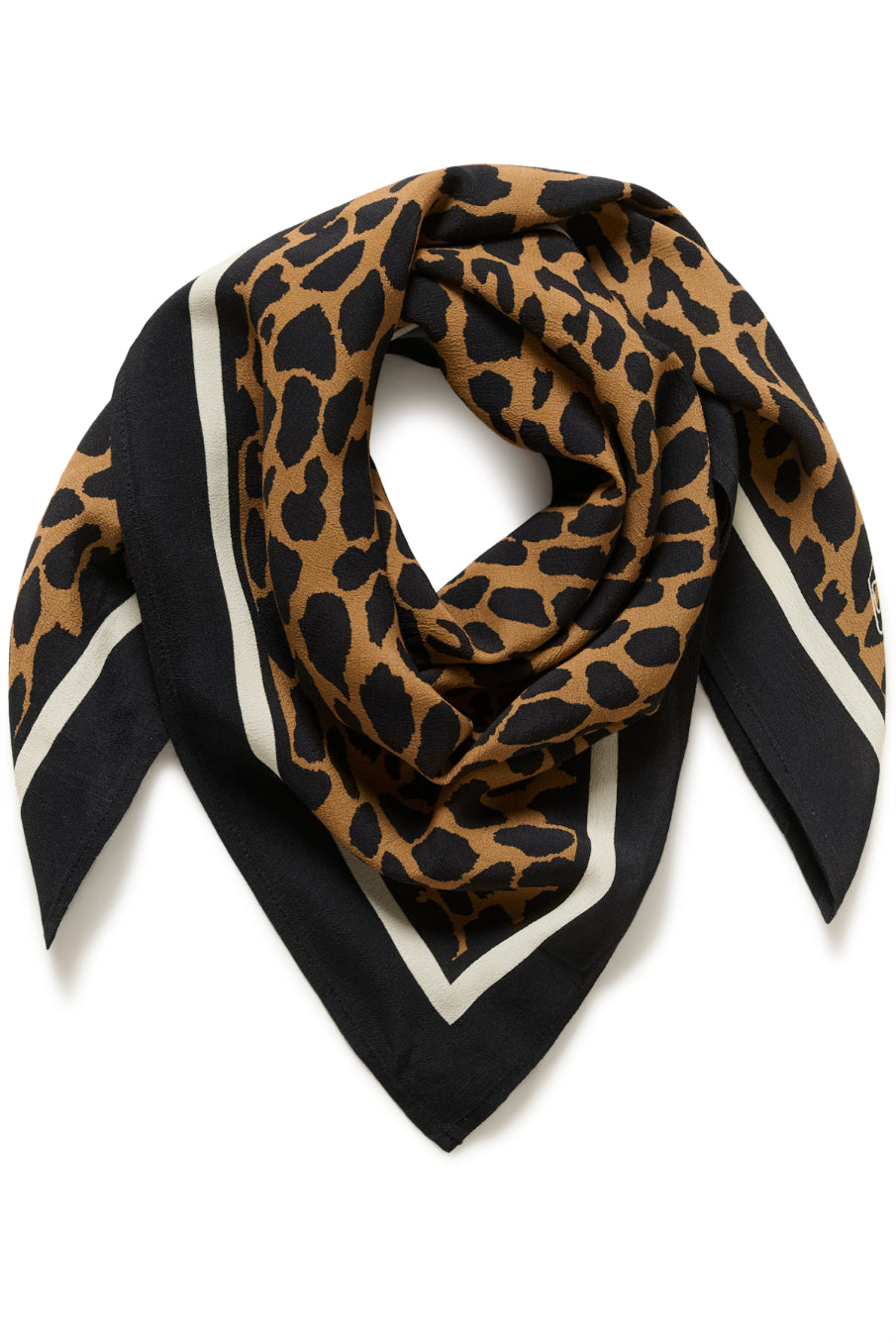 Priscilla Scarf | Tiger's Eye Spotty Leopard