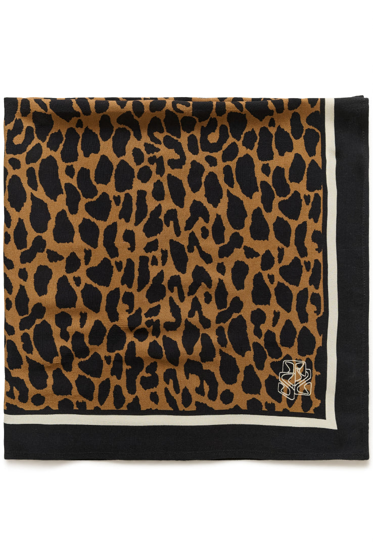 Priscilla Scarf | Tiger's Eye Spotty Leopard