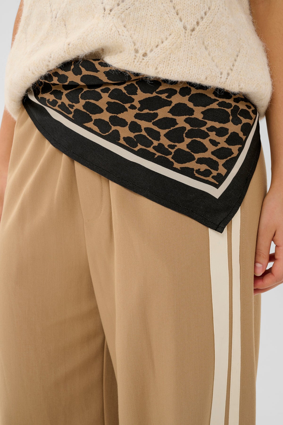 Priscilla Scarf | Tiger's Eye Spotty Leopard