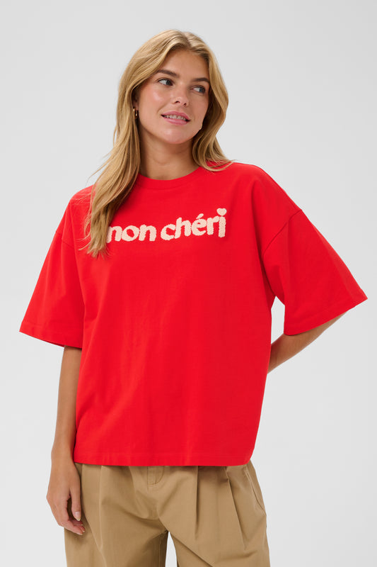 Panna Sweatshirt | Fiery Red