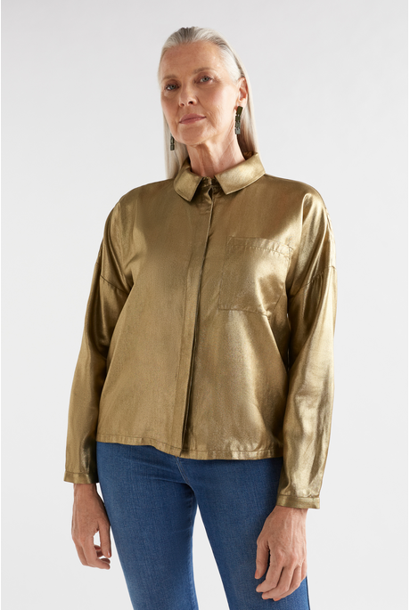 ELK Luche Shirt | Gold Metallic