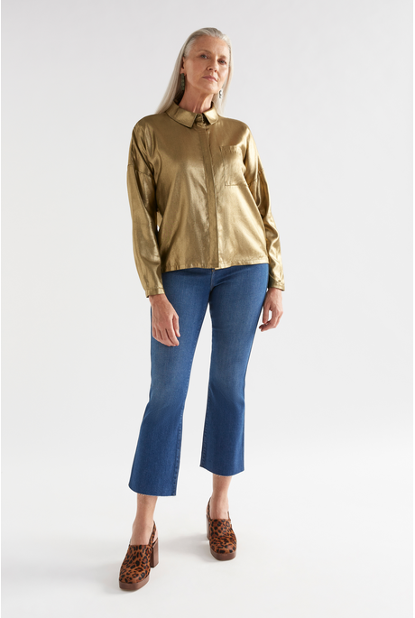 ELK Luche Shirt | Gold Metallic