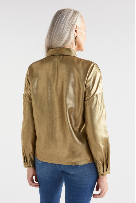 ELK Luche Shirt | Gold Metallic