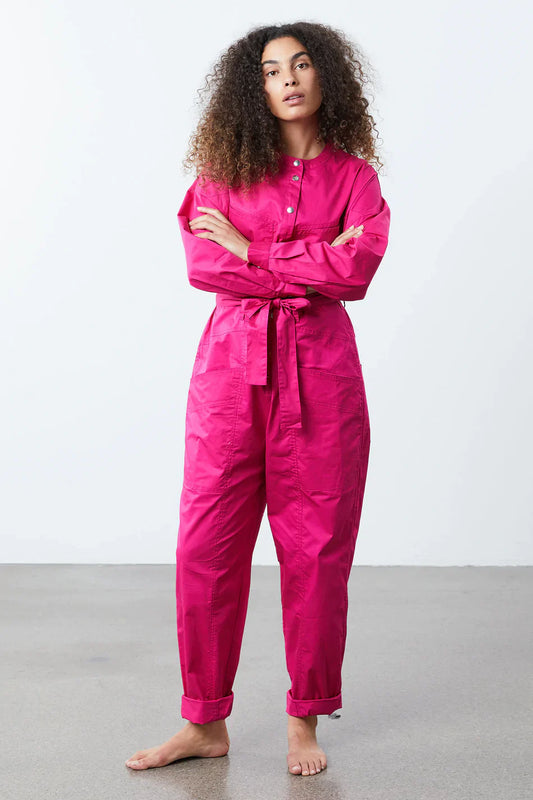 LOLLYS LAUNDRY Yuko Jumpsuit | Neon Pink