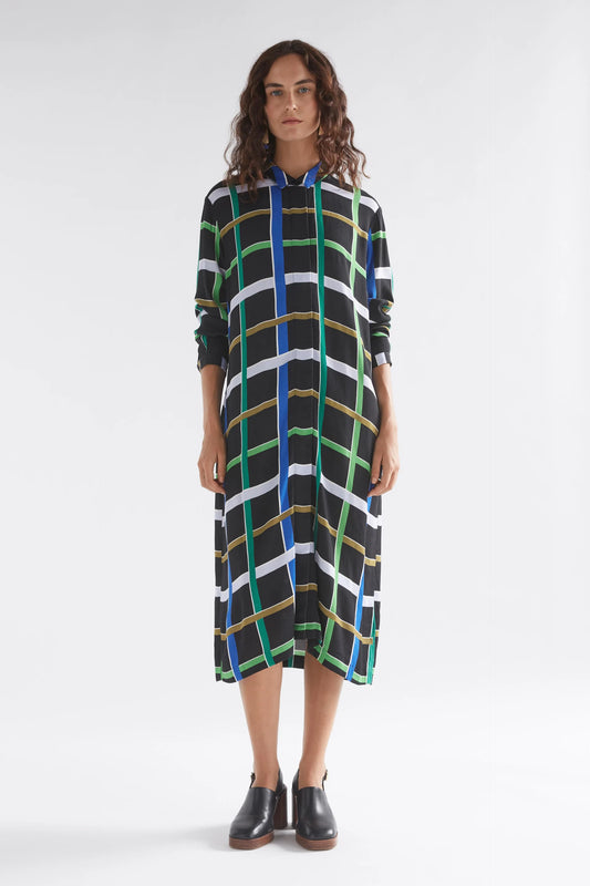 ELK Janik Dress | Ladder Print