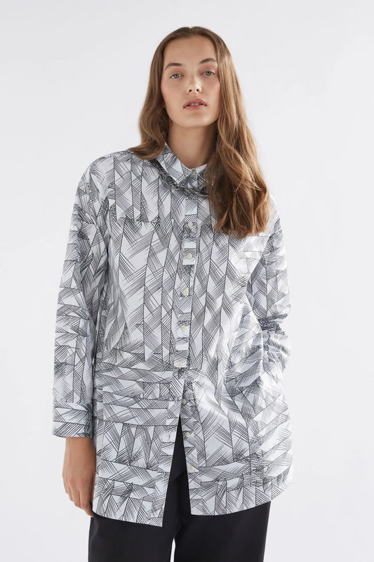 ELK Jagar Shirt | White Line Print