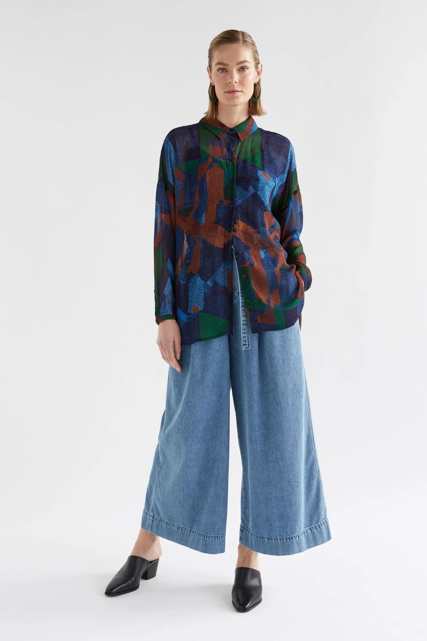 ELK Eir Sheer Shirt | Orda Print