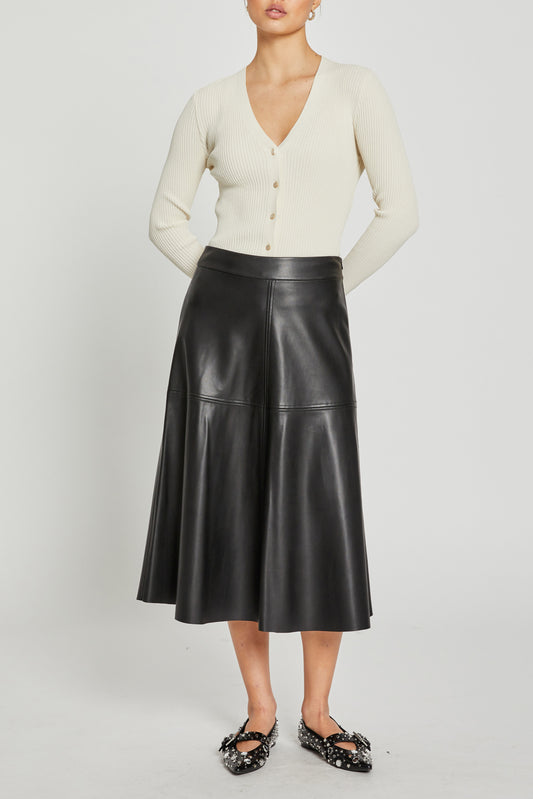 Vegan Imma Skirt | Black