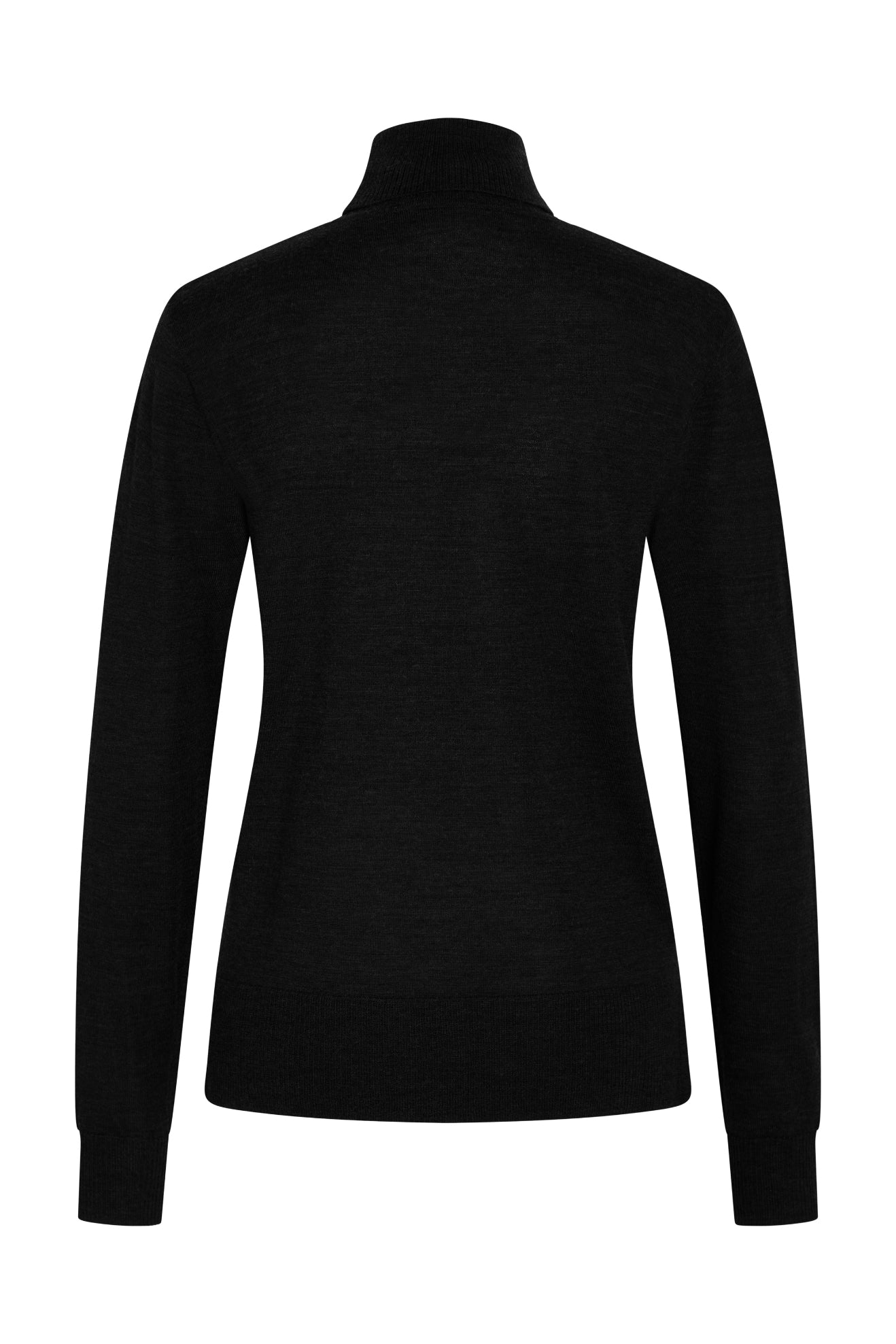 Charlene Roll Neck Knit | Black