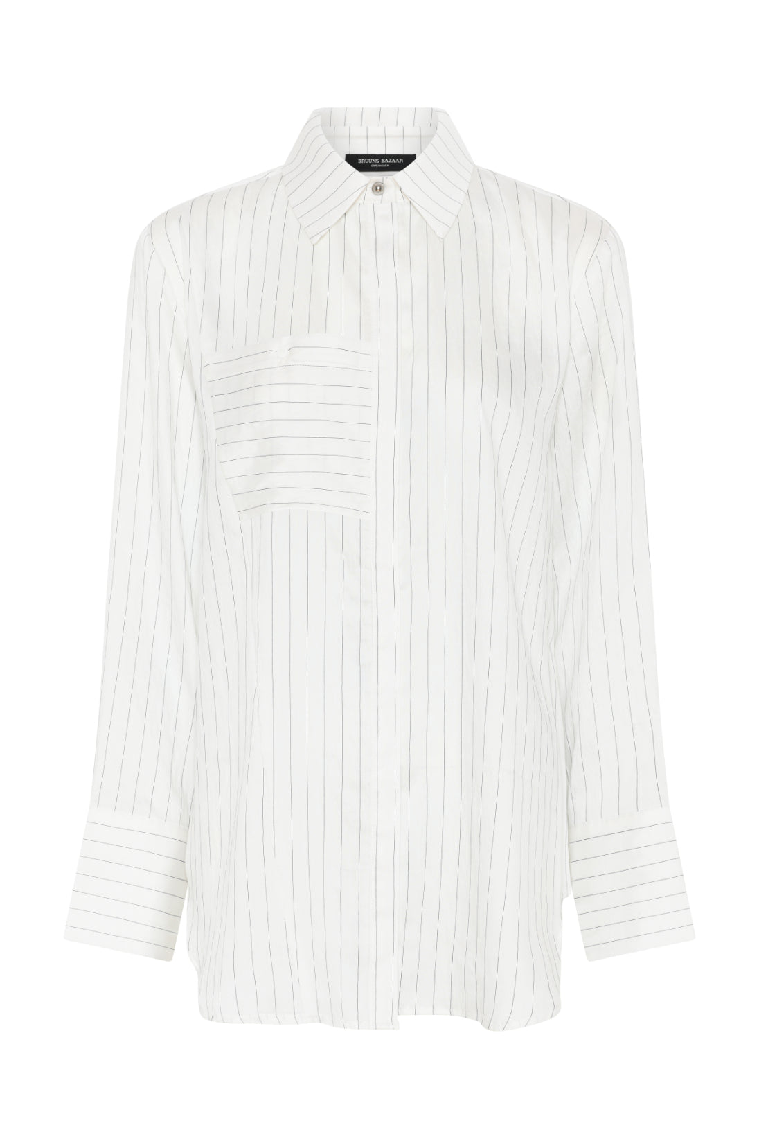 Amaranth Zanne Shirt | White Stripe