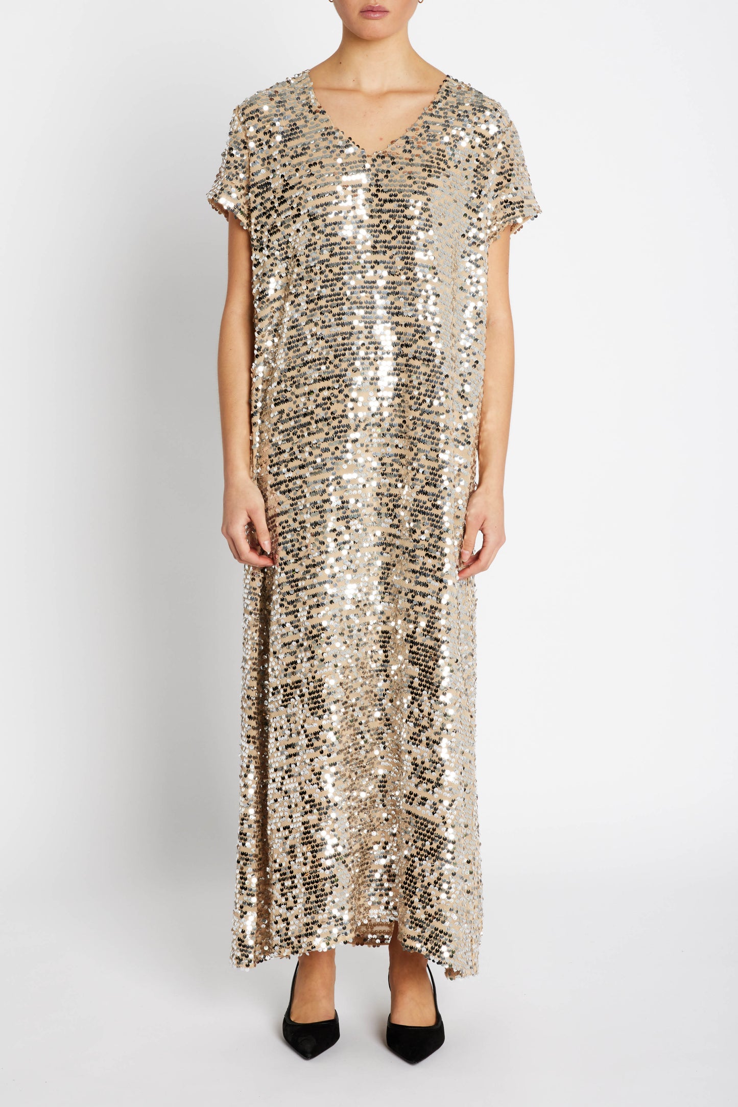 Folium Biara Dress | Silver