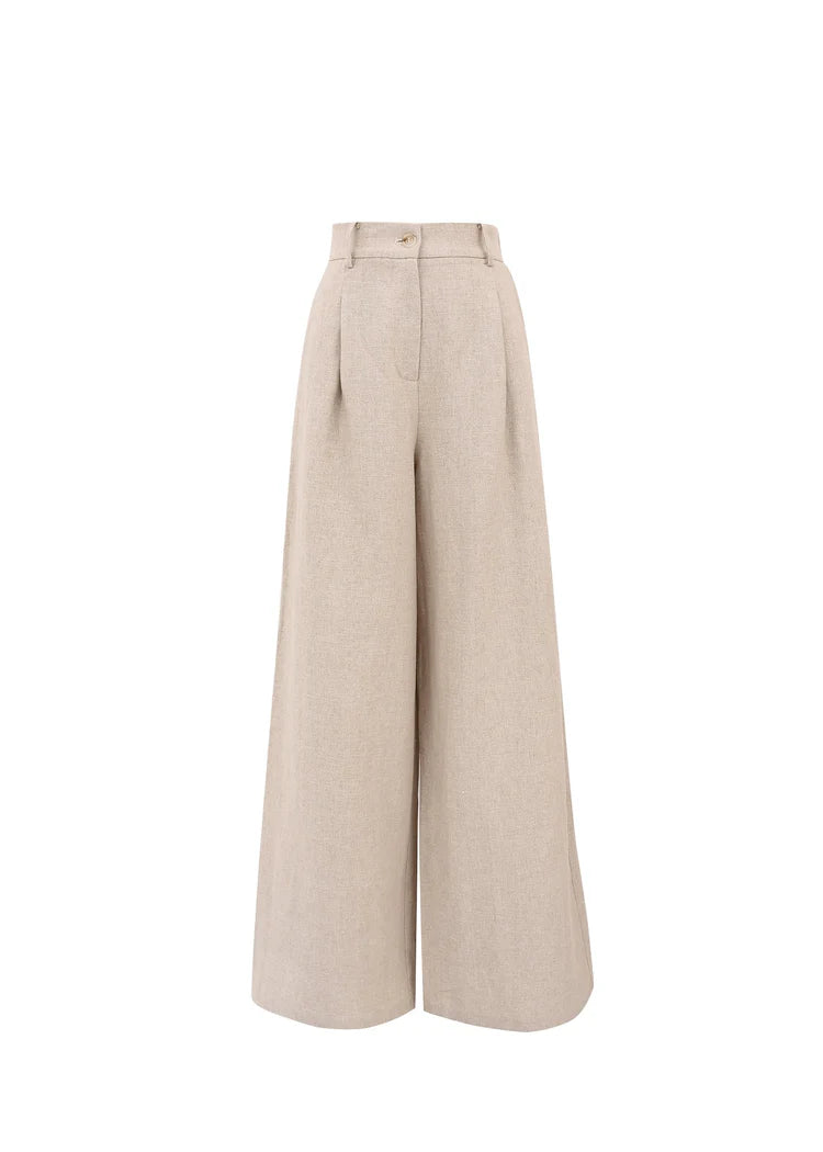 FRNCH Philo Pants | Beige