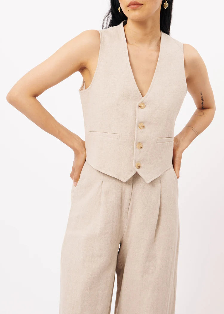 FRNCH Alix Vest | Beige