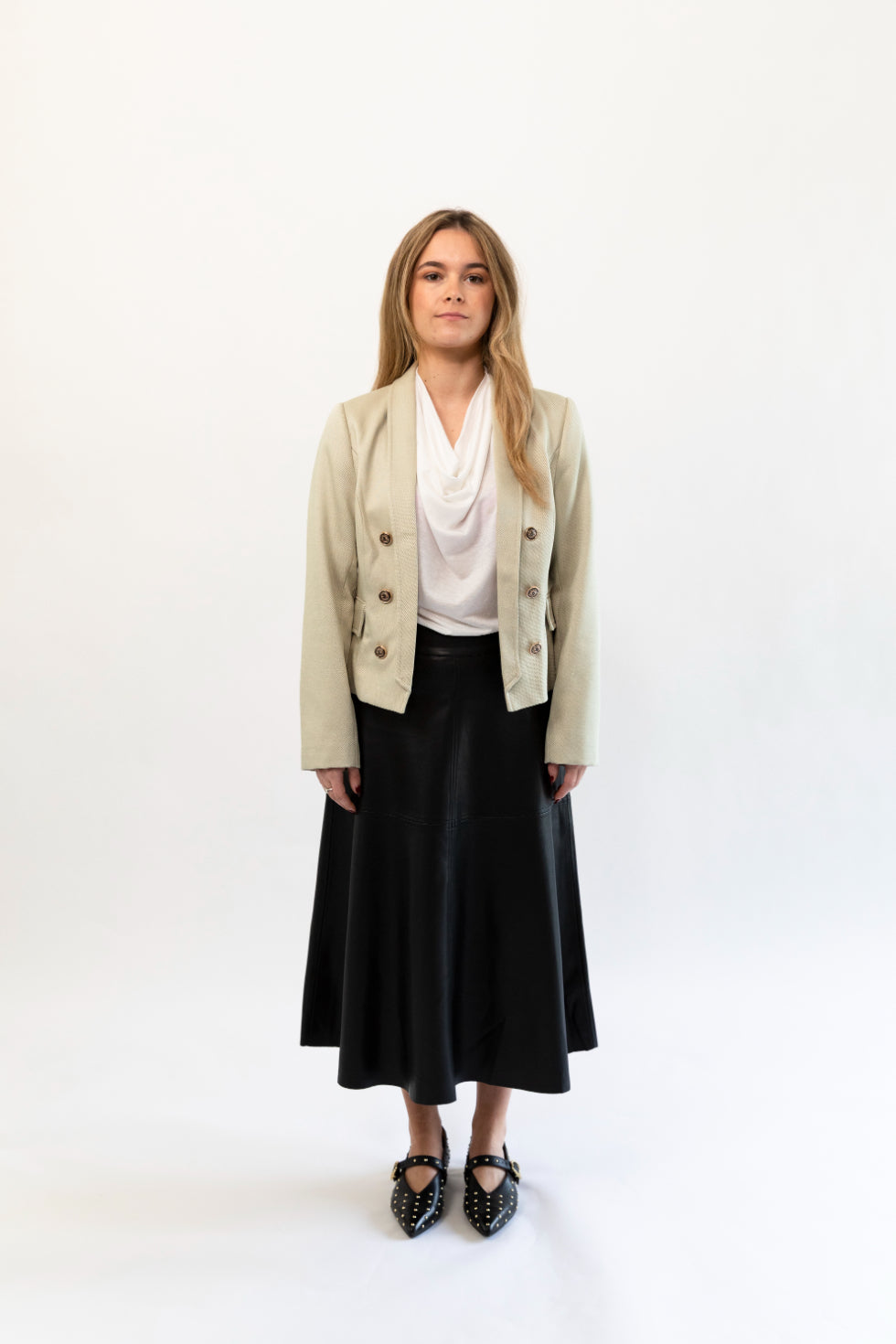 Calcarea Akari Blazer | Eucalyptus
