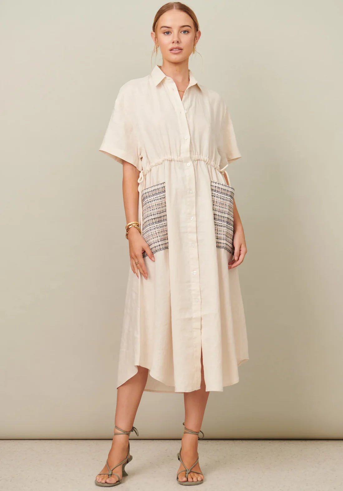 POL Aurora Shirt Dress