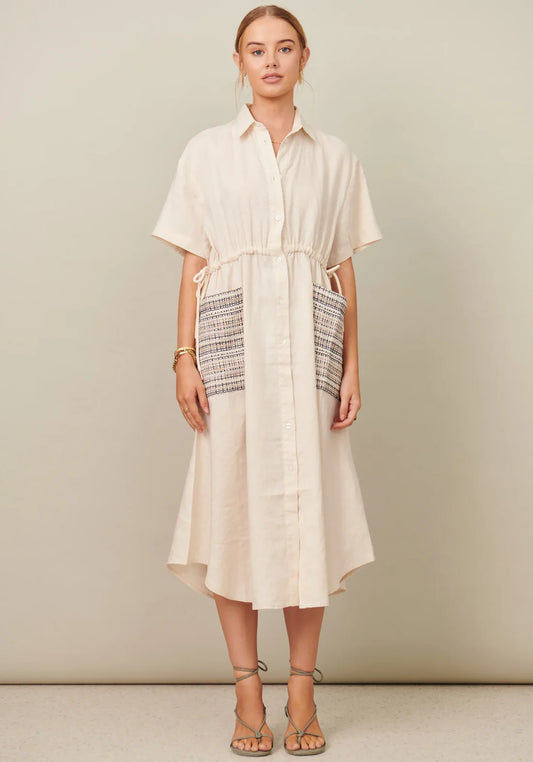 POL Aurora Shirt Dress