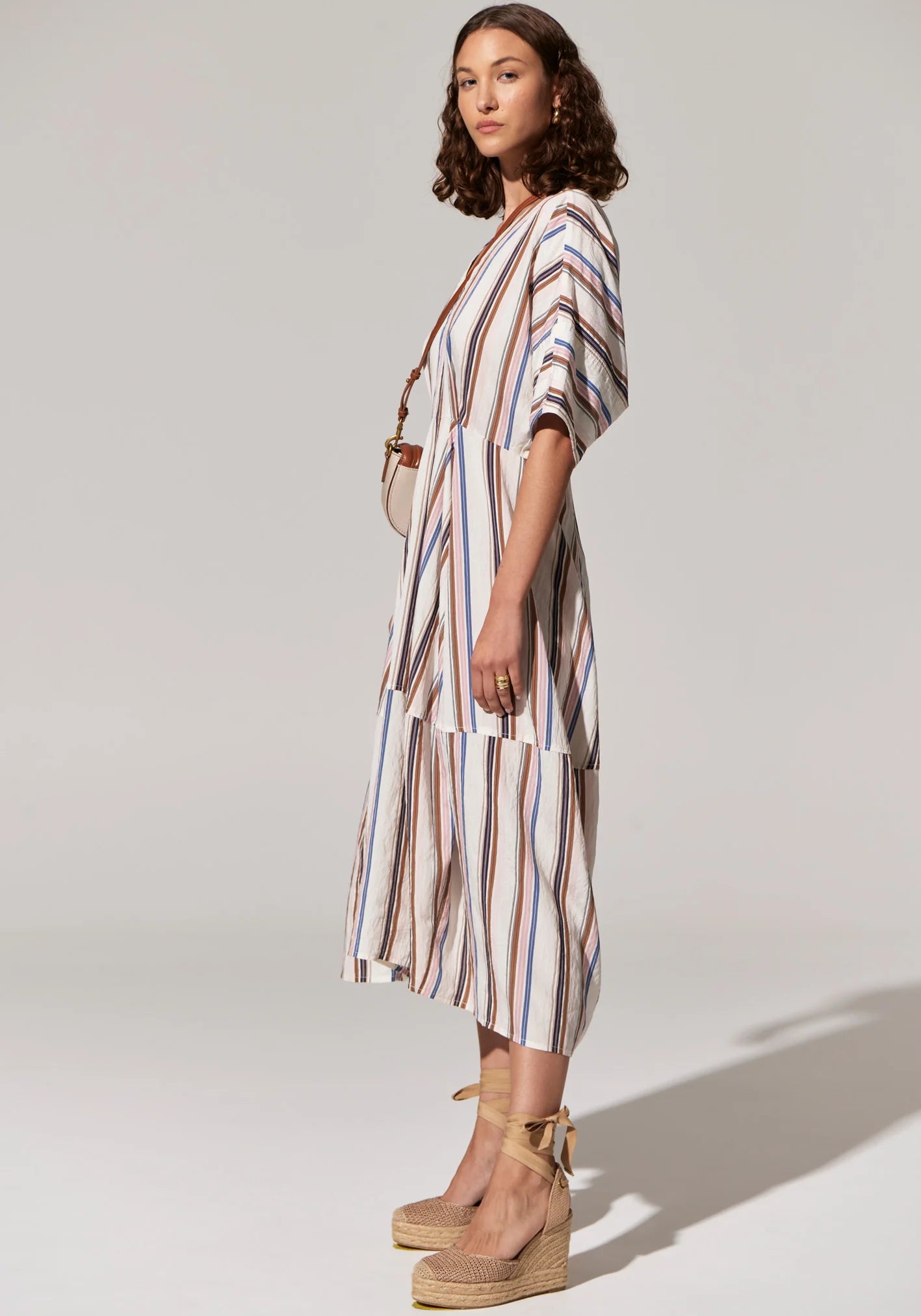 POL Jet Day Dress | Jet Multistripe