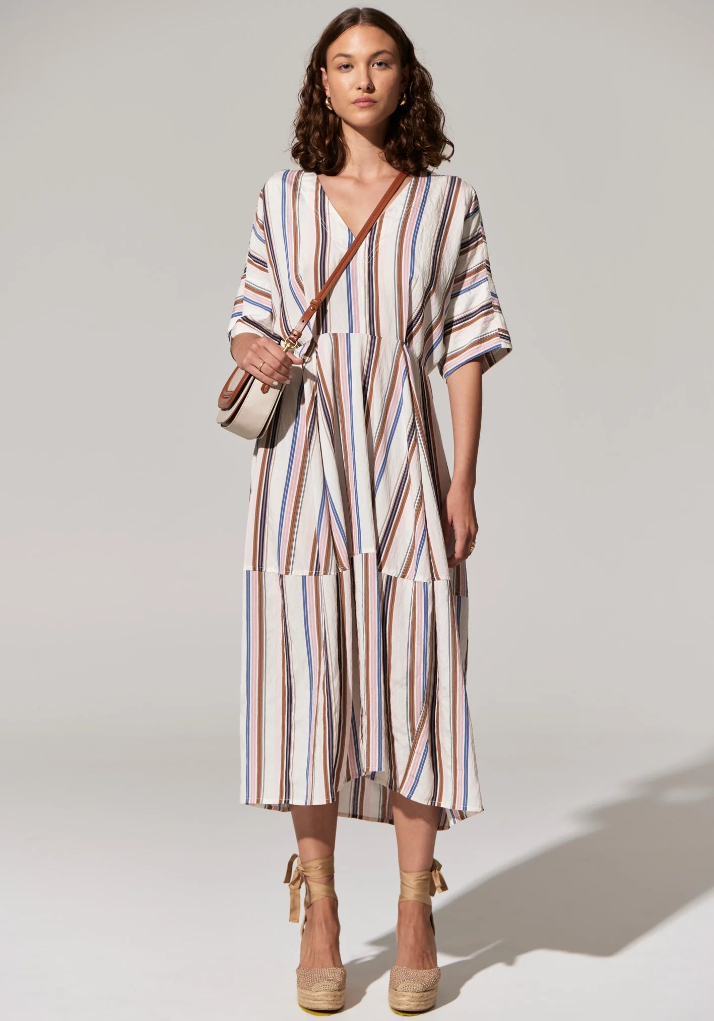 POL Jet Day Dress | Jet Multistripe