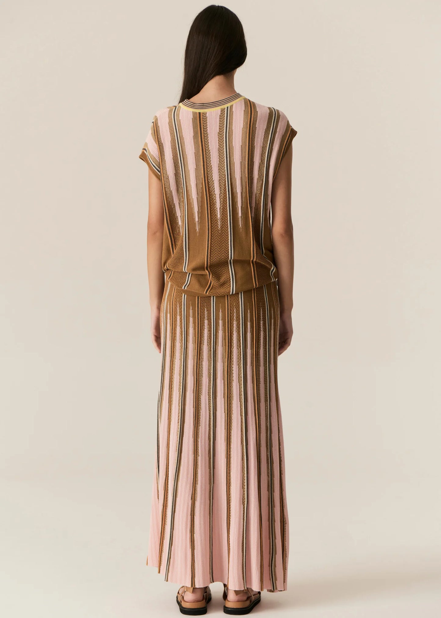 Tedd Knit Tee | Ginger/Pink