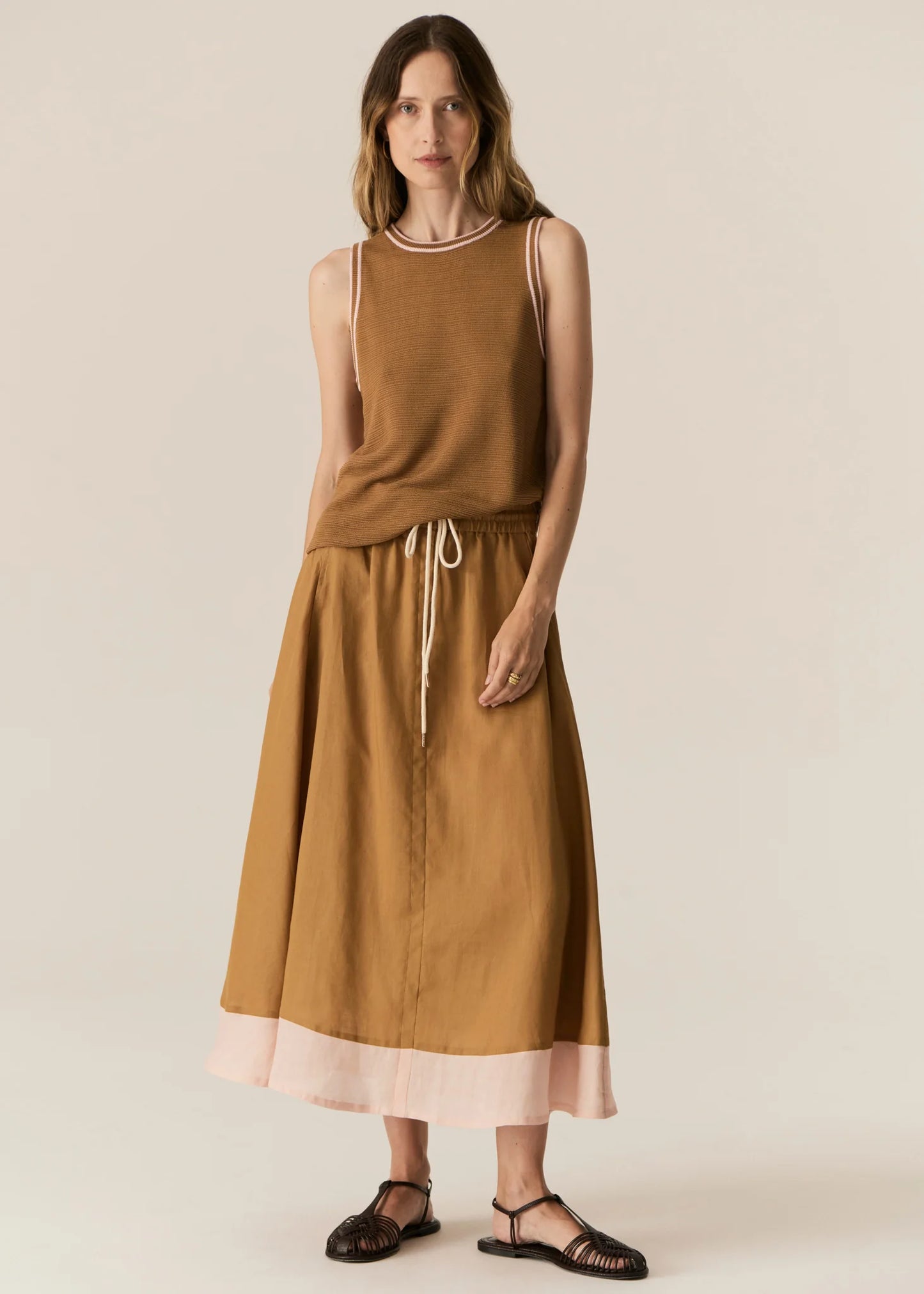 Tedd Tank | Ginger/Pink